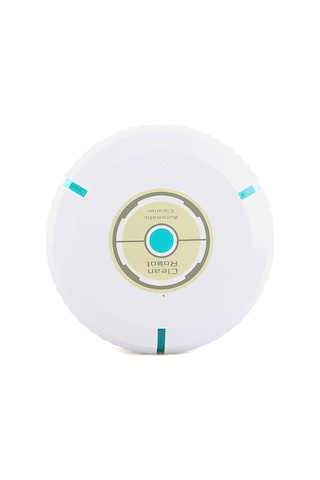 Youtek Ev İçi Akıllı Zemin Temizleyici Robotu - Otomatik Yön Değiştirme, Pet Tüyü Ve Toz Toplama, Mikrofiber Bezi İle Süper Temizlik Beyaz Beyaz