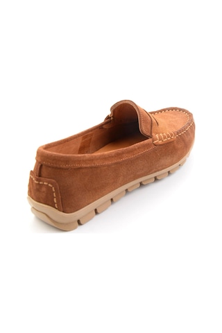 Taba Hakiki Deri Kadın Loafer Ayakkabı K01680000102
