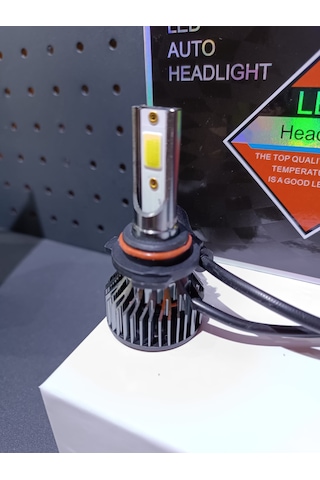 V6 Hb4 9006 Led Xenon Şimşek Etkili Beyaz Renk Soğutma Fanlı- Gar