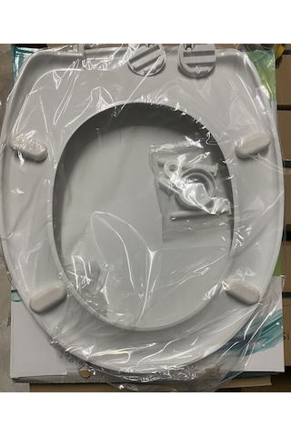 Turkuaz Lila Yavaş Kapanır Pp Klozet Kapağı