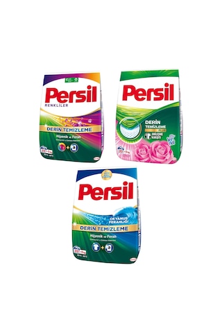 Persil 5 Kg Renkliler+gülün Büyüsü+okyanus 3 Lü Karma Paket