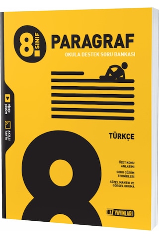 Hız Yayınları 8. Sınıf Paragraf Soru Bankası - Hız Yayınları