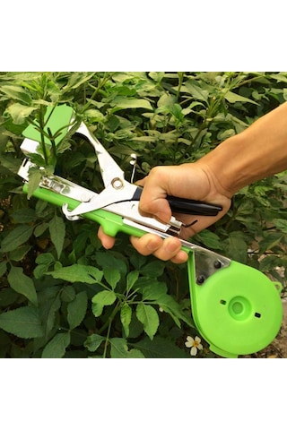 Tarım Bant Aracı El Bağlama Makinesi Bahçe Tesisi Bant Aracı Tapener Makinesi Yapışkan Bant Makinesi Green