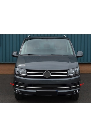 Volkswagen T6 Transporter Krom Ön Tampon Çıtası 3 Parça