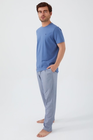 Eros Arnetta 2539 Kısa Kol Erkek Pijama Takım Okyanus Mavi
