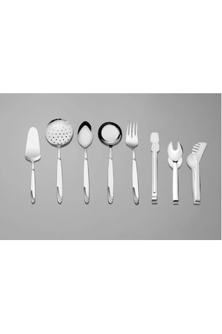 Nehir Lizbon 8 Parça Servis Takımı - Maşa - Servis Seti Takımı