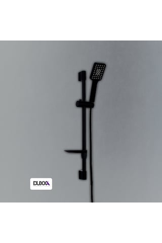 Duxxa Mirage 300 Black Sürgülü Duş Seti D.232.3.ms Krom