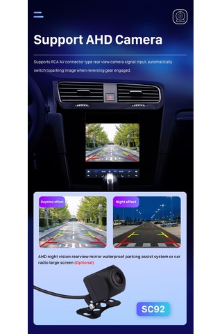 Golf 7 Tesla 2014-2018 Multimedya Navigasyon Usb Kamera Carplayer