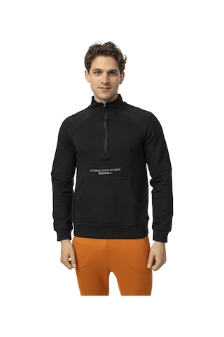 Merrell Merrell Erkek Günlük Giyim Sweatshirt Stefan Siyah Siyah