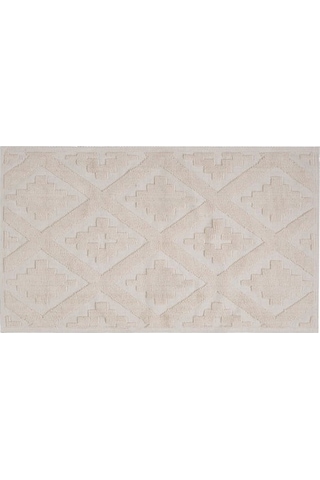 Evidea Soft Nil 2'li Banyo Paspası - Ekru - 60x100 Cm + 50x60 Cm Ekru