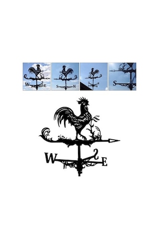 Lijinxu Paslanmaz Rüzgar Gülü Çiftlik Sahne Açık Bahçe Yard