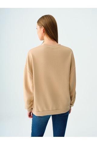 LOFT Oversize Kadın Sweatshirt Bej
