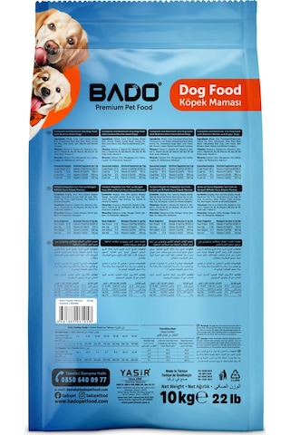 Bado Yetişkin Köpek Maması Biftekli 10 Kg