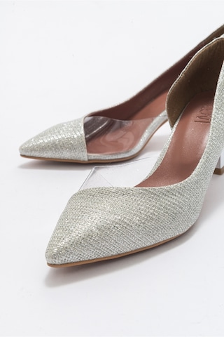 Luvishoes Luvi Shoes 353 Lame Simli Topuklu Kadın Ayakkabı Lame Sim