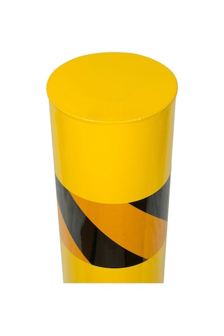 Demir Duba Metal Fabrika Park Demiri Otopark Sabit Baba Bariyeri 114mm 90 Cm 2.5mm Gri