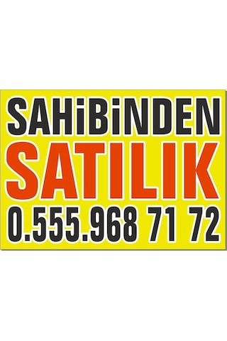 Satılık Kiralık Brandası Pankart Basımı Ilan Afiş Dijital Baskısı