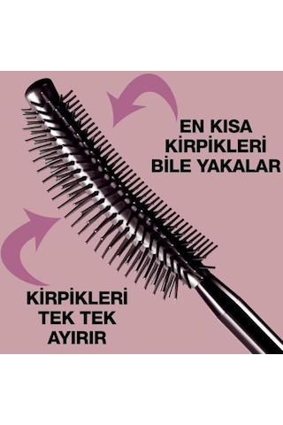 Maybellıne Lash Sensational Yelpaze Etkili Siyah Maskara 00
