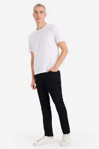 Defacto Pedro Slim Fit Dar Kalıp Normal Bel Dar Paça Jean Pantolon S2711az26spnm40 Siyah-nm40