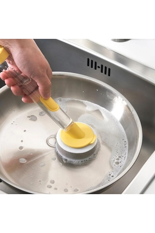 Ikea Videveckmal Deterjan Hazneli Bulaşık Süngeri Sarı 2'li