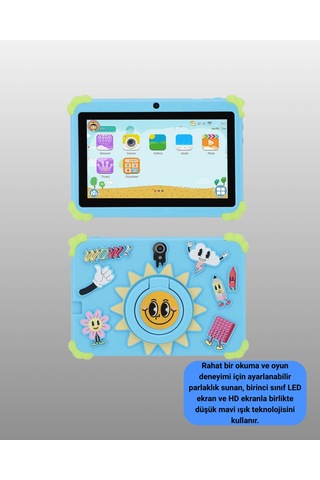 G117 Çocuk Tableti, Android İşletim Sistemli 7 İnç