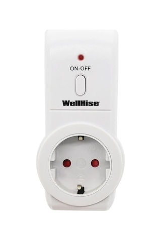 Wellhise Tekli Uzaktan Kumandalı Priz 1+1 3680w