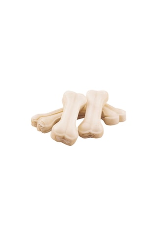 Purecanpati Naturel Sütlü Pres Beyaz Köpek Çiğneme Kemiği 5'li 7.5 CM
