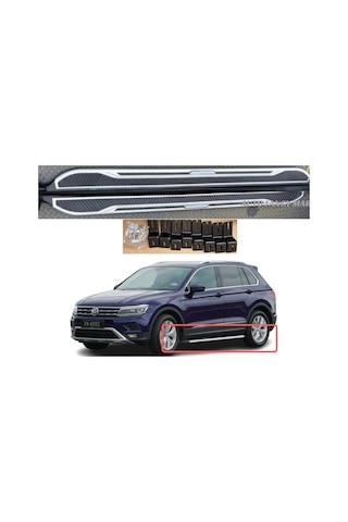 Vw tiguan yan basamak marşbiyel koruma 2016+