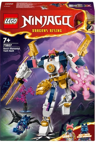 LEGO® Ninjago Sora’nın Teknoloji Elementi Robotu 71807 7+ Yaratıcı Oyuncak Yapım Seti - 209 Parça