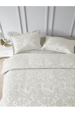 Yatak Örtüsü Seti Jakarlı Estela Krem