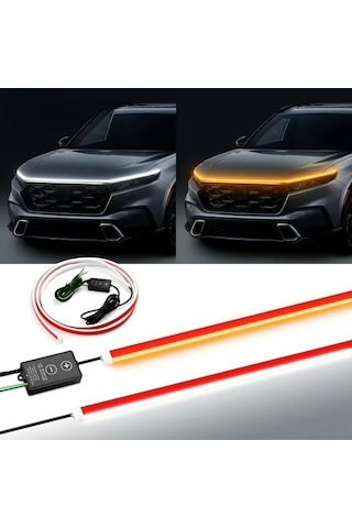 Motion003 180cm Beyaz Sarı Led Araba Işık Barı Esnek Kurulum Güvenli Sürüş İçin Araçlar Suv Kamyonlar İçin 12v Su Geçirmez Dekoratif Led Işıklar