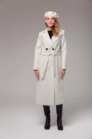 Tam Boy Kaşe Kaşmir Ekru Kaban 001