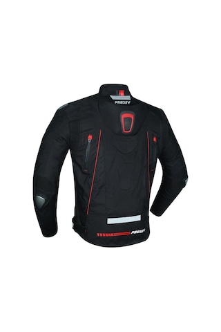Prosev Ce2140 Motosiklet Montu 4 Mevsim Hörgüçlü Maxdura 600-d Dayanıklı Kumaş Deri Motorcu Mont Black Çok Renkli