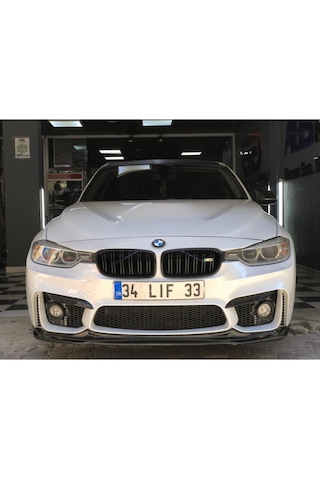 Bmw F30 - F80 M3 Ön Lip Ön Tampon Lipi Parlak Siyah A Kalite Plastik