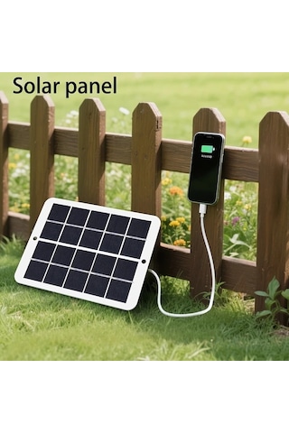 Xuweiwei 1 Adet 3w Monokristal Silikon Güneş Paneli Yenilenebilir Enerji Taşınabilir Şarj Cihazı Telefon Tablet Fan İçin