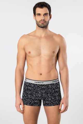 Cacharel Erkek Desenli Likralı Boxer 3'lü Paket 1339/lacivert 7 Lacivert