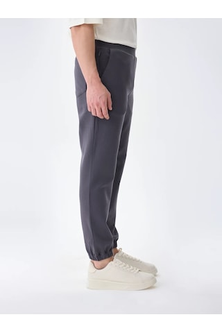 Isaora Gıza Cotton Jogger Erkek Dark Grey Sweat Pant Isr5402 Koyu Gri