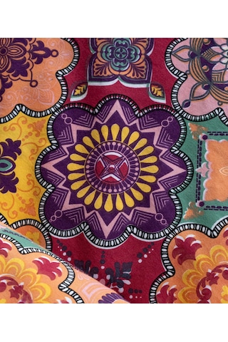Cotton Collection Tek Kişilik Nevresim Seti Harmoni Renkli