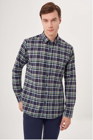 Bisse Erkek Regular Fit Paşa Yaka Spor Gömlek Laci Gm23y231026 D39 Çok Renkli