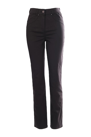 Seleste Minimalist Yüksek Bel Kadın Pantolon - Regular Fit - Günlük & Ofis Siyah