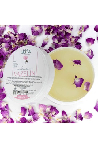 Akita Onarıcı ve Besleyici Vazelin Gül 100 ML