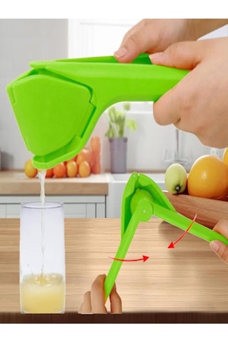 Meyve Suyu Sıkacağı Manuel Yeni Nesil Süzgeçli Katı Meyve Sıkacağı Limon Sıkacağı Plastik Diğer