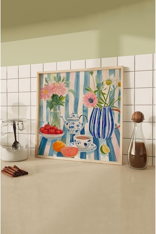 Ahşap Çerçeveli Mdf Kare Tek Tablo Kendi Tablo Setinizi Oluşturacağınız Liste Mutfak03 23 X 23 Çerçeveli Tx1189