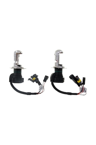 Sones Dc12v 35w H4-3 Hıd Xenon Işık Tek Işınlı Süper Görüş Su Geçirmez Kafa Lambası, Tek Kablo, Renk Sıcaklığı: 6000k, 2'li Paket