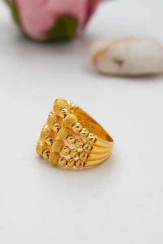 Latif Kuyumculuk 22 Ayar Altın Dorika Mekik Kadın Yüzük Lkyzk1533