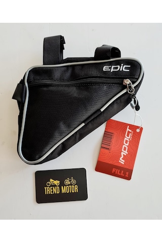 Kadro Orta Üçgen Çanta 0.75 Lt Bisiklet - Epic Siyah