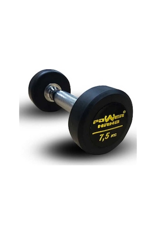 Powerhand Profesyonel Kauçuk Kaplı Dambıl 7.5 KG
