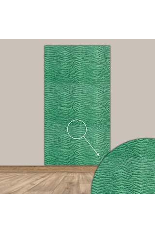 Tink 3d Kendinden Yapışkanlı Akustik Keçe Panel Duvar Kağıdı Desenli 52x98 Cm 10 Adet 5 M² Yeşil