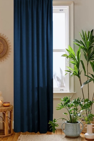 Home Color Home Lacivert Petek Kadife Dokulu Fon Perde Düz Dikişli Ekstrafor Büzgü 1.sınıf Kalite Diğer