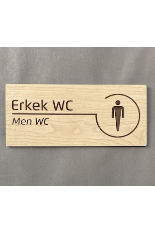 Meşe Serisi Natural WC Yönlendirme Seti