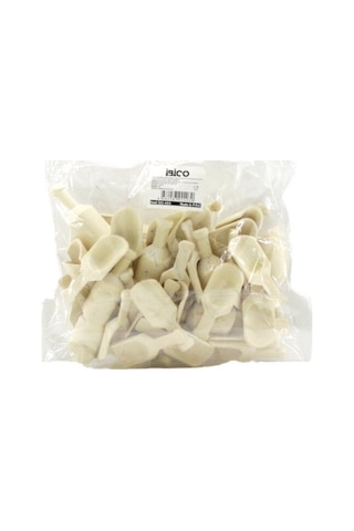 İbico İ22-403 Kürek Baharat 3cm Kaşık Ahşap Bambu - 50'li Paket Diğer